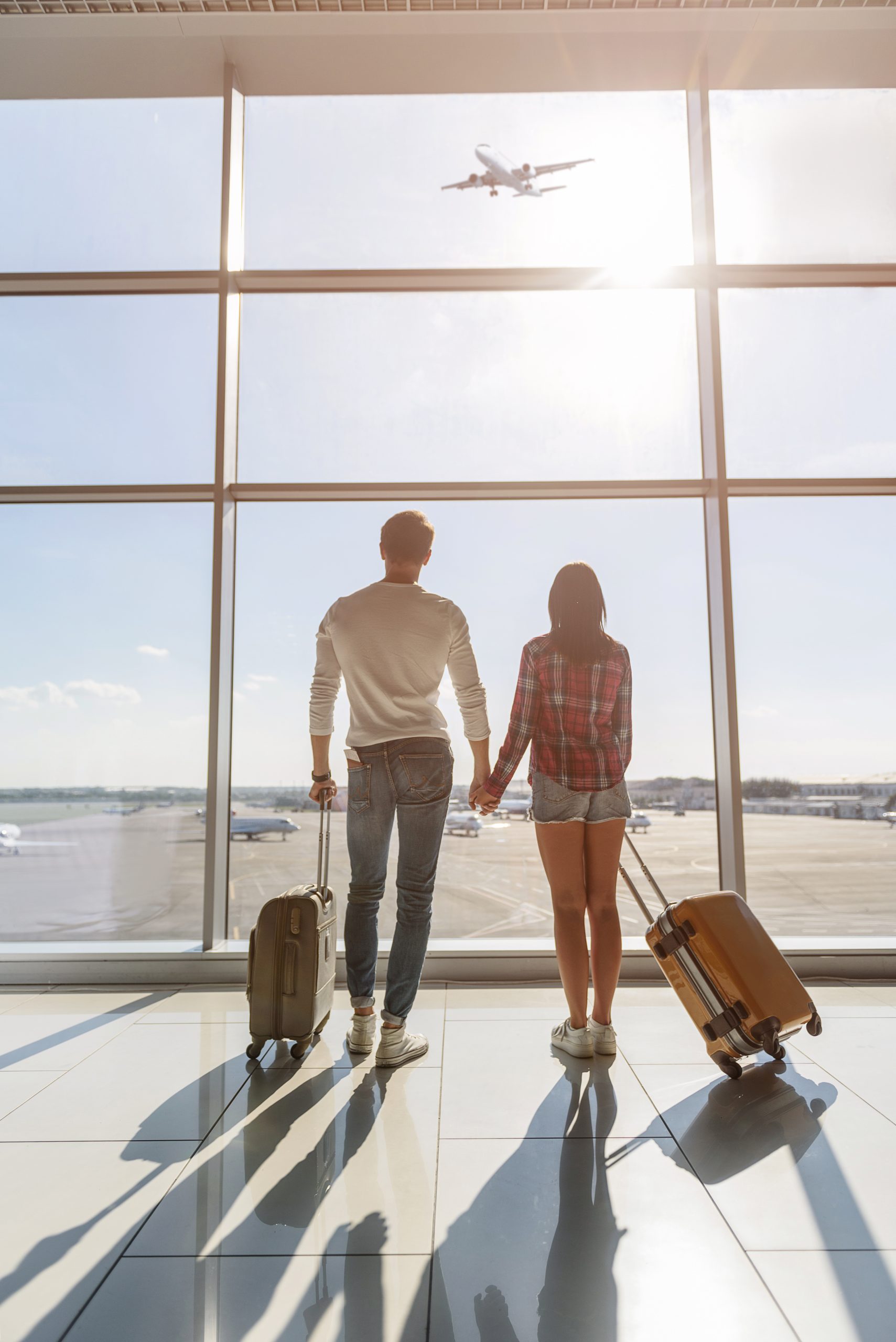 couple à l'aéroport